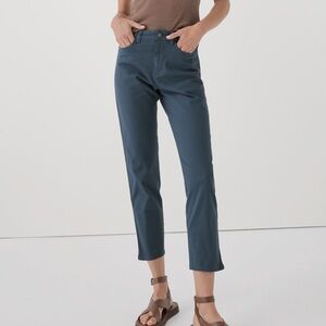 Pact Women's Ankle Cropped Jeans - Blue